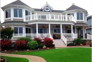 נוף גן דשא מלאכותי